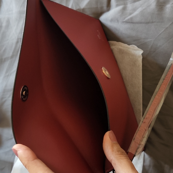 MICHAELA small purse Faux Leather wristlet - Picture 4 of 6